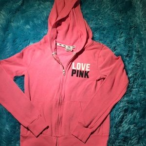 VS PINK zip up hoodie